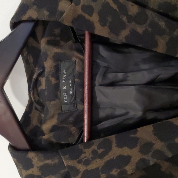 rag & bone leopard print blazer - Picture 3 of 4